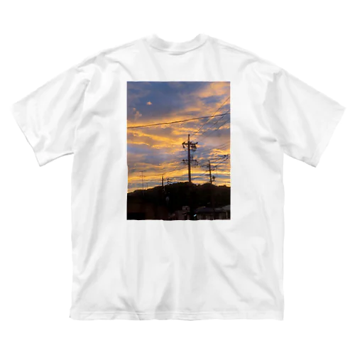 夕焼け ビッグシルエットTシャツ