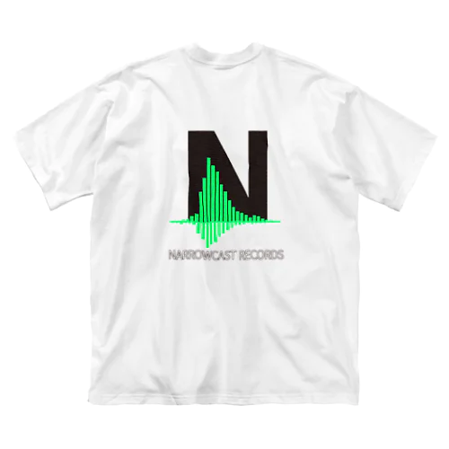 NARROWCAST RECORDS ロゴ ビッグシルエットTシャツ