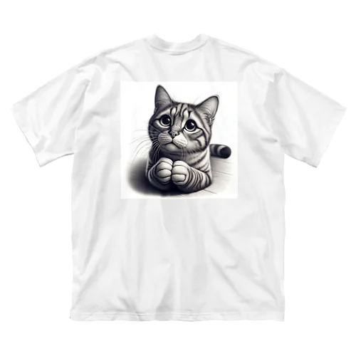 おねだり猫 ビッグシルエットTシャツ