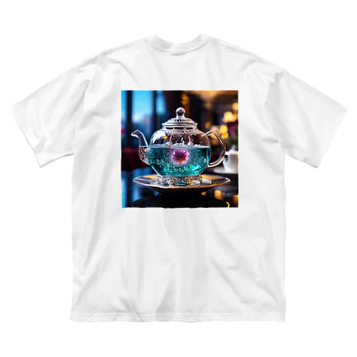 Blue teapot ビッグシルエットTシャツ