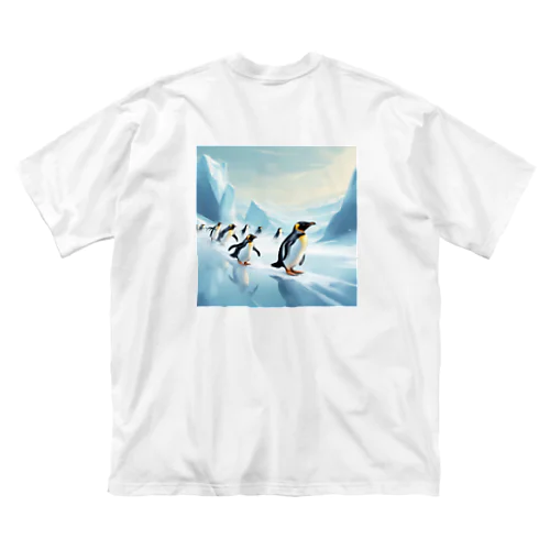 競争するペンギン達 Big T-Shirt