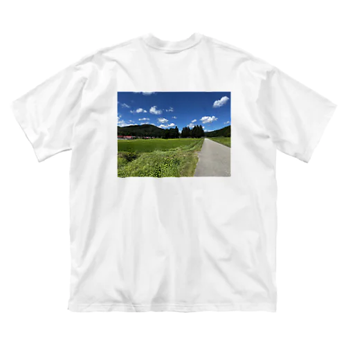 夏 田舎 ビッグシルエットTシャツ