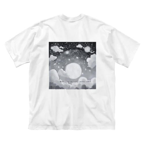 Embracing the cosmic journey within. ビッグシルエットTシャツ