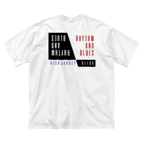 R&B glico COLOR ver. ビッグシルエットTシャツ