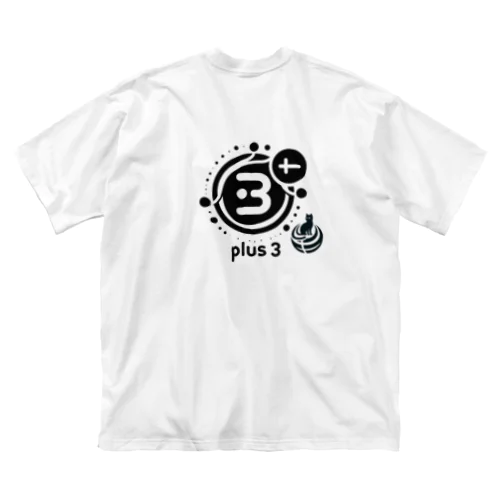 plus3 N ビッグシルエットTシャツ