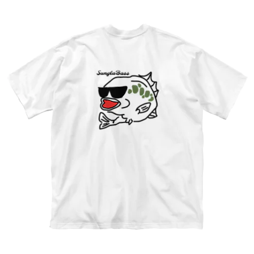 ブラックバス　サングラバス ビッグシルエットTシャツ