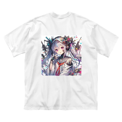 サイバーパンク可愛い女の子 Big T-Shirt