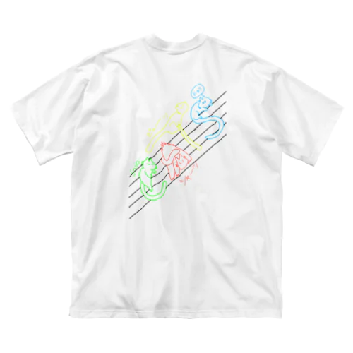 ネコ文字 Big T-Shirt