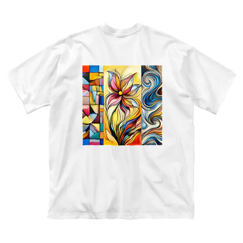 Flower🎨 ビッグシルエットTシャツ