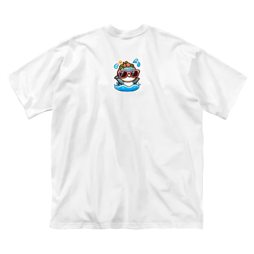 ごきげんイルカ ビッグシルエットTシャツ