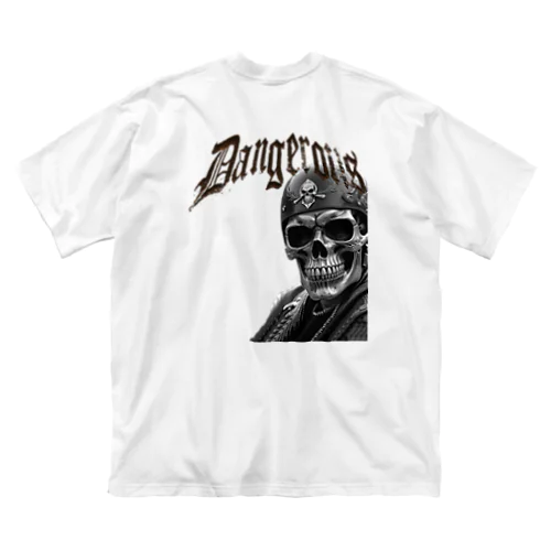 SKULL BIKER-02 ビッグシルエットTシャツ