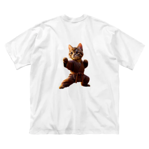 忍法ねこ丸No4 ビッグシルエットTシャツ