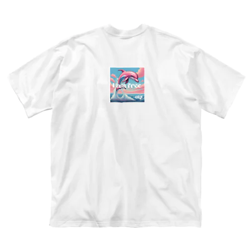 自由だ〜 ビッグシルエットTシャツ