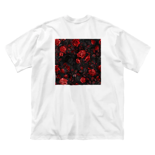 イラスト　深紅の美しい薔薇　3 Big T-Shirt