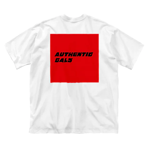 AUTHENTIC GALS ロゴ ビッグシルエットTシャツ