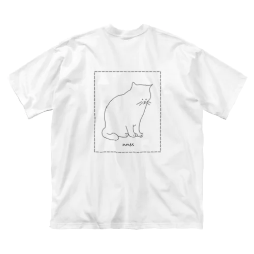 猫-NNSS-2020"nekosen" ビッグシルエットTシャツ