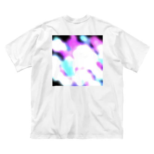 neon pattern ビッグシルエットTシャツ