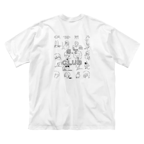 S.T club ビッグシルエットTシャツ