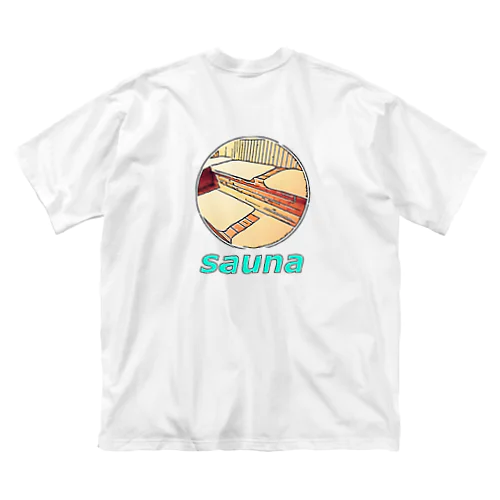 sauna ビッグシルエットTシャツ