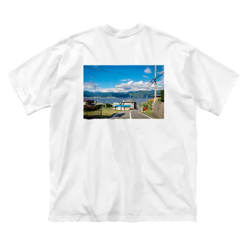 青＿1 ビッグシルエットTシャツ