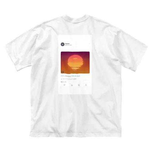 sunset gif №5 ビッグシルエットTシャツ