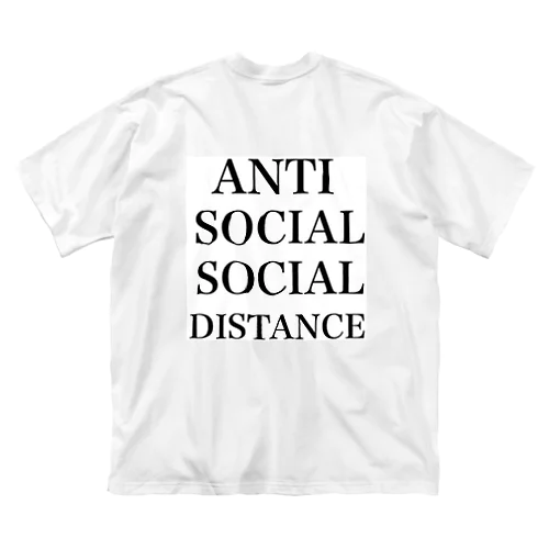 ANTI SOCIAL DISTANCE ビッグシルエットTシャツ