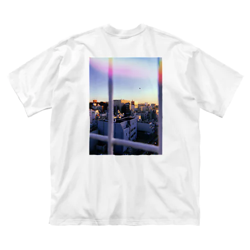 City photo print ビッグシルエットTシャツ