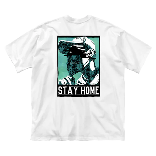 stay home ビッグシルエットTシャツ