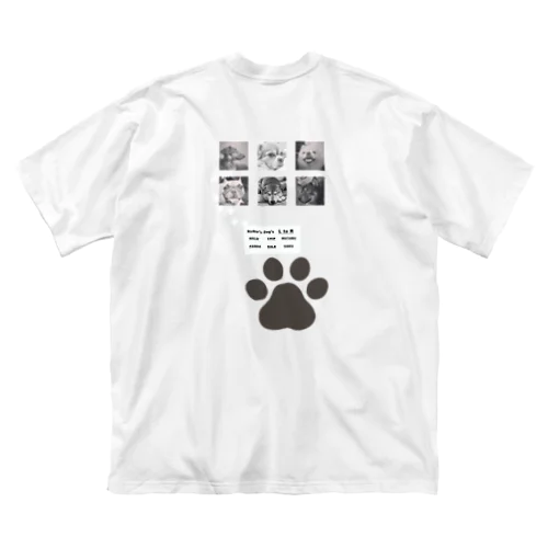 NO DOG NO LIFE ビッグシルエットTシャツ