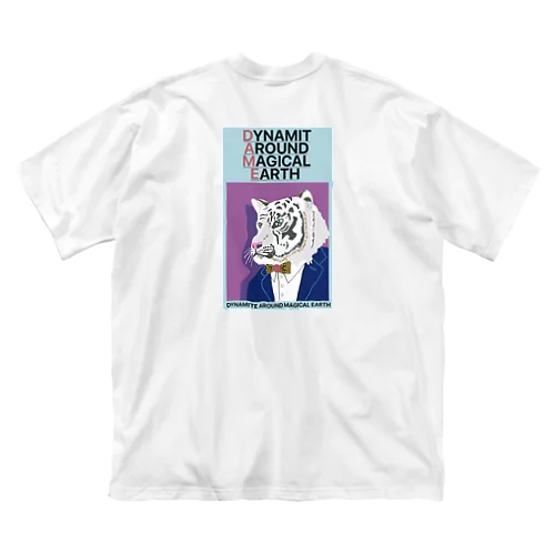 DAME WHITE TIGERバックプリント Big T-Shirt