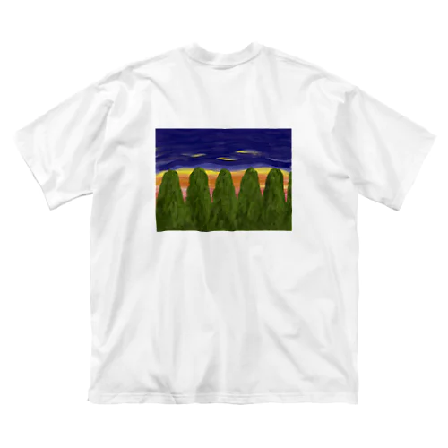 針葉樹林🌲 ビッグシルエットTシャツ