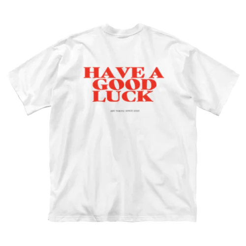 ＃HAVEAGOODLUCK R ビッグシルエットTシャツ