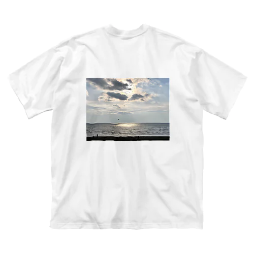 空と海 ビッグシルエットTシャツ