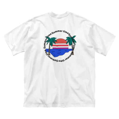 🌴 (背面デザイン) ビッグシルエットTシャツ