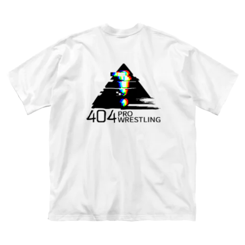 「404プロレス」ロゴ（背面） 루즈핏 티셔츠