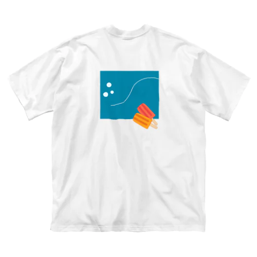 アイスキャンディーの夏 ビッグシルエットTシャツ