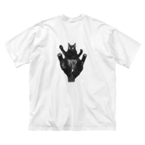 リアル黒猫3 ビッグシルエットTシャツ