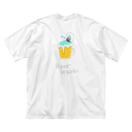 Beer Wave ビッグシルエットTシャツ