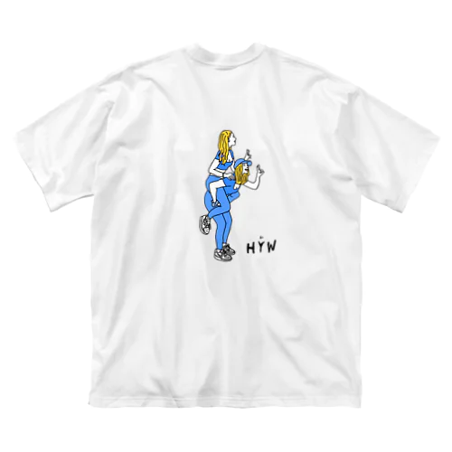 HYW Blue girl Big T-Shirt