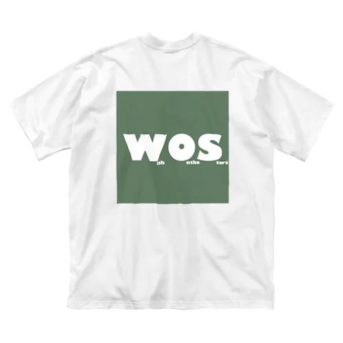 WOS(Wish Onthe Stars) ロゴ ビッグシルエットTシャツ