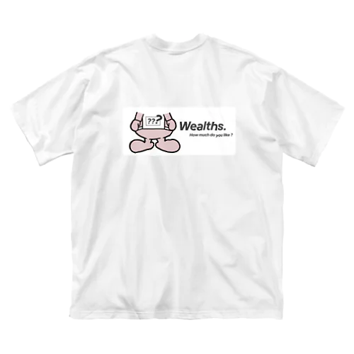 wealths ビッグシルエットTシャツ