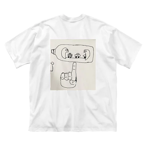 瓶の中の世界の中の瓶 Big T-Shirt