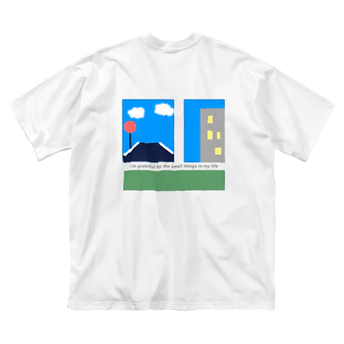 ありふれた景色 ビッグシルエットTシャツ