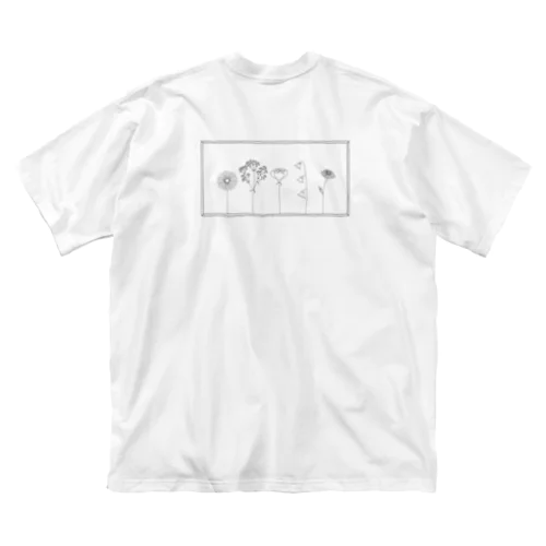 Each flower ビッグシルエットTシャツ