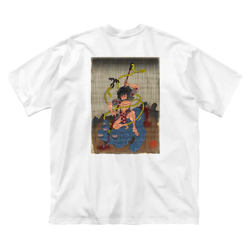 "武者絵" 3-#2 ビッグシルエットTシャツ