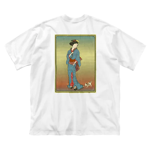 "美人画" 1-#2 ビッグシルエットTシャツ