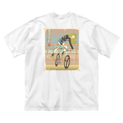 "双輪車娘之圖會" 3-#2 ビッグシルエットTシャツ