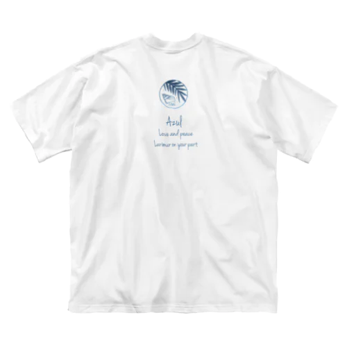 グラデーションロゴBL ビッグシルエットTシャツ