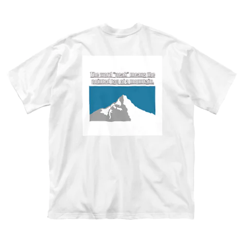 Jam-peak 山 ビッグシルエットTシャツ