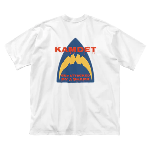 カムデット　kamdet  シャークロゴデザイン Big T-Shirt